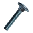 Болт с полукруглой головкой и квадратным подголовком 6х35 мм DIN 603, оцинкованный