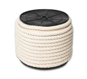 Канат хлопчатобумажный 8 мм белый 20 м