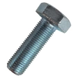 Болт М10х1х40 мм, класс прочности 10.9 DIN 961, полная резьба, оцинкованный