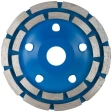 Диск шлифовальный алмазный, посадочн.д.22,2 мм, 2 ряда сегментов 125мм