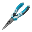 Длинногубцы прямые, трехкомпонентные рукоятки 170 мм Gross