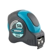 Рулетка Schlagfest,магнит.обрезин.зацеп, двухст.шкала, нейлон.покр., автоматич. 5м х25 мм Gross