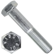 Болт М12х1,25х70 мм, класс прочности 10.9 DIN 960, неполная резьба, оцинкованный