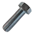 Болт М16х1,5х50 мм класс прочности 10.9 DIN 961, полная резьба, оцинкованный