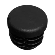 Заглушка для труб круглая d-22 мм, черная