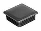 Заглушка для труб квадратная 100х100 мм черная, 130 шт.