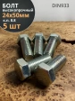 Болт высокопрочный М24х50 ОЦ к.п.8.8 DIN933 (5 шт.)