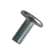 Винт мебельный 6х10 мм с пл.гол. и вн.шестигр. DIN 7420, оцинкованный