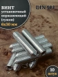 Винт установочный нержавеющий М6х30 DIN914 (гужон), 10 шт.