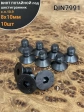 Винт потайной под шестигранник 8х10 DIN7991 к.п.10.9, 10 шт.