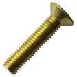 Винт потай 8х30 мм DIN 965, полная резьба, латунный