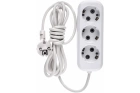 Удлинитель эл.бытовой с заземлением, 3 м, 10А, 3 розетки, тип УХз10 Сибртех