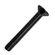 Винт потай 12х100 мм с внутр. шестигр. DIN 7991 класс прочности 10.9, полная резьба