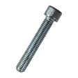 Винт 14х70 мм класс прочности 12.9 DIN 912, полная резьба, оцинкованный