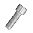 Винт с внутренним шестигранником 20х55 мм  класс прочности 8.8 DIN 912 полная резьба, оцинкованный
