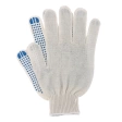 Перчатки трикотажные с ПВХ точкой, с окантовкой, 10 класс, Россия