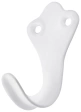 Крючок-вешалка малый белый (3175)