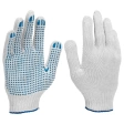 Перчатки вязаные х/б с ПВХ, 3 нити, 10 класс вязки