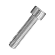 Винт с внутренним шестигранником 10х55 мм класс прочности 8.8 DIN 912 полная резьба, оцинкованный