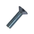 Винт потай 12х30 мм DIN 7991 класс прочности 8.8, полная резьба, оцинкованный