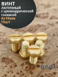 Винт 4х10 латунный с цилиндрической головкой DIN84,10 шт