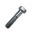 Болт 24х90 мм класс прочности 10.9 DIN 931 неполная резьба, оцинкованный