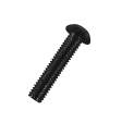 Винт с полукруглой головкой и внутренним шестигранником 6х30 мм ISO 7380 класс прочности 10.9
