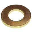 Шайба уменьшенная М2,5 DIN 433, латунная