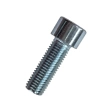 Винт 16х45 мм класс прочности 12.9 DIN 912, полная резьба, оцинкованный