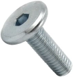 Винт мебельный 6х100 плоский под шестигранник DIN7420,20 шт