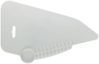 Шпатель прижимной для разглаживания обоев, пластиковый, белый, 280 мм (20030)