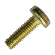 Винт с полукруглой головкой 6,0х16 мм DIN 7985, полная резьба, латунный