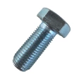 Болт М14х1,5х30 мм класс прочности 10.9 DIN 961, полная резьба, оцинкованный