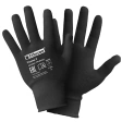 Перчатки Сборочные работы Декор PR-BP022 полиэстер, черные, размер 9(L), Fiberon
