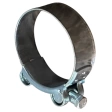 Хомут одноболтовый силовой 19-21 мм, оцинкованный