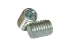 Винт установочный с внутренним шестигранником 8х12 мм класс прочности 10.9 DIN 913,тупой конец, цинк