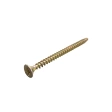 Шуруп для дерева потай 5,0х70 мм, желтый цинк