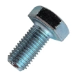 Болт М12х1,25х20 мм, класс прочности 10.9 DIN 961, полная резьба,оцинкованный