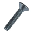 Винт резьбовыдавливающий потайной DIN 7500 М PZ М6х20 мм, оцинкованный