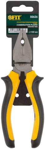 Плоскогубцы комбинированные Стайл, мягкие, прорезиненные ручки, молибденовое покрытие 160 мм фото 3