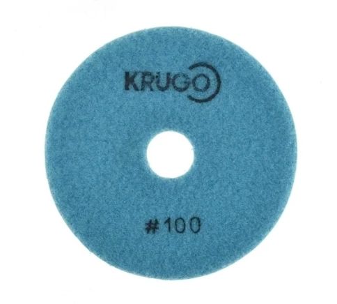Диск шлифовальный алмазный,  по мрамору/граниту, гибкий мокрый KRUGO фото 2
