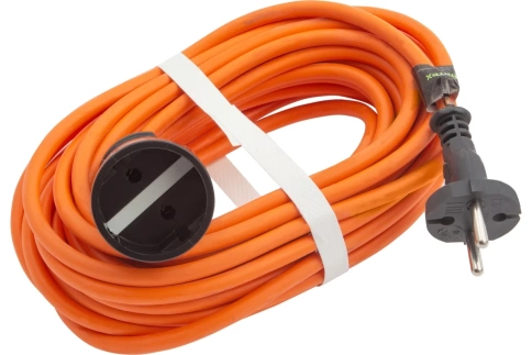 Удлинитель-шнур силовой, 10 м, 10А, 1 розетка, тип УХ10 Сибртех фото 1