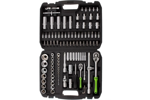 Набор инструментов 108 предметов 1/2, 1/4 Сибртех фото 1