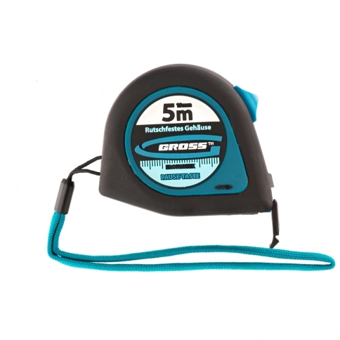 Рулетка Ergonomisch,магнит.обрезин.зацеп 5м х19 мм Gross фото 1
