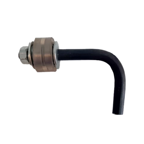 Ролик поддерживающий d35 мм Р1005 гнутый с подшипником 100, силикон фото 2