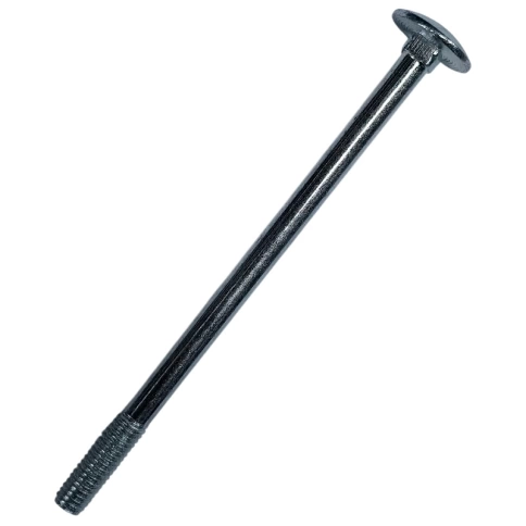 Болт с полукруглой головкой и квадратным подголовком 6х100 мм DIN 603, оцинкованный фото 1