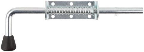 Засов пружинный накладной круглый ригель фото 3