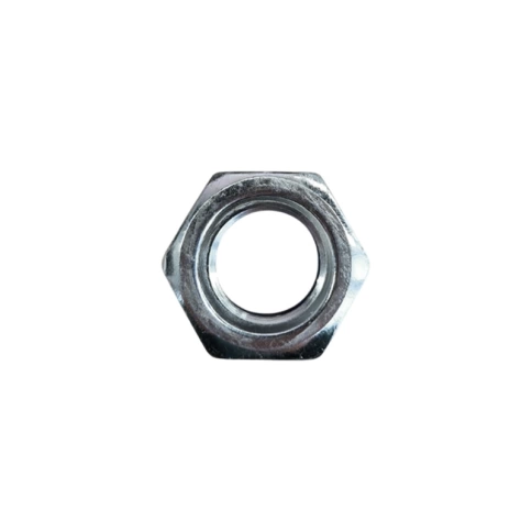 Гайка со стопорным кольцом М4 DIN 985 оцинкованная  фото 3