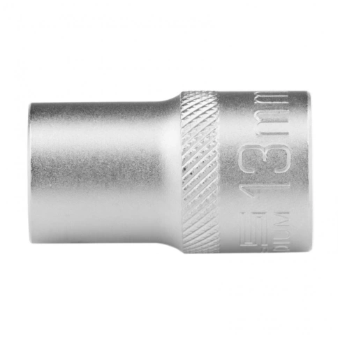 Головка торцевая хромированная 12-гранная 13 мм под квадрат  1/2 CrV Stels фото 1