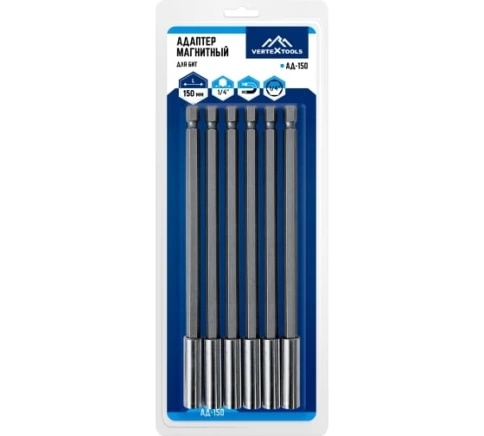 Адаптер для бит магнитный 150 мм VERTEXTOOLS фото 2